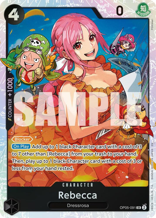 Rebecca (Reprint) SR Premium Booster -The Best- Vol. 2 OP05-091 NM