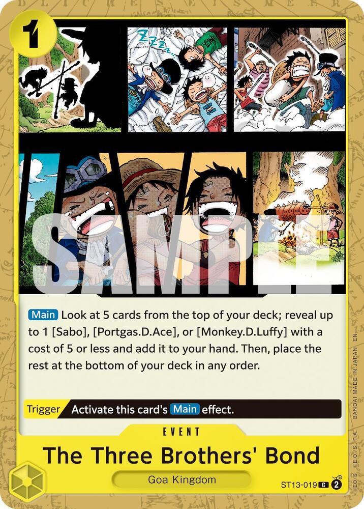 The Three Brothers' Bond (Reprint) C Premium Booster -The Best- Vol. 2 ST13-019 NM