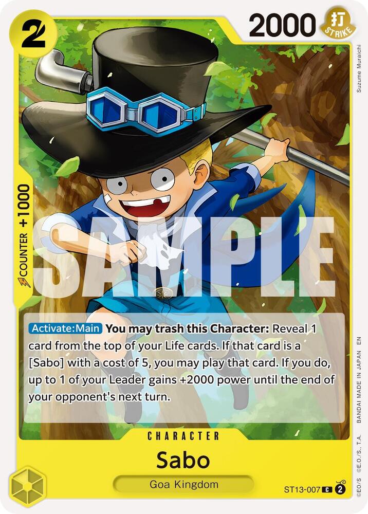 Sabo - ST13-007 (Reprint) C Premium Booster -The Best- Vol. 2 ST13-007 NM