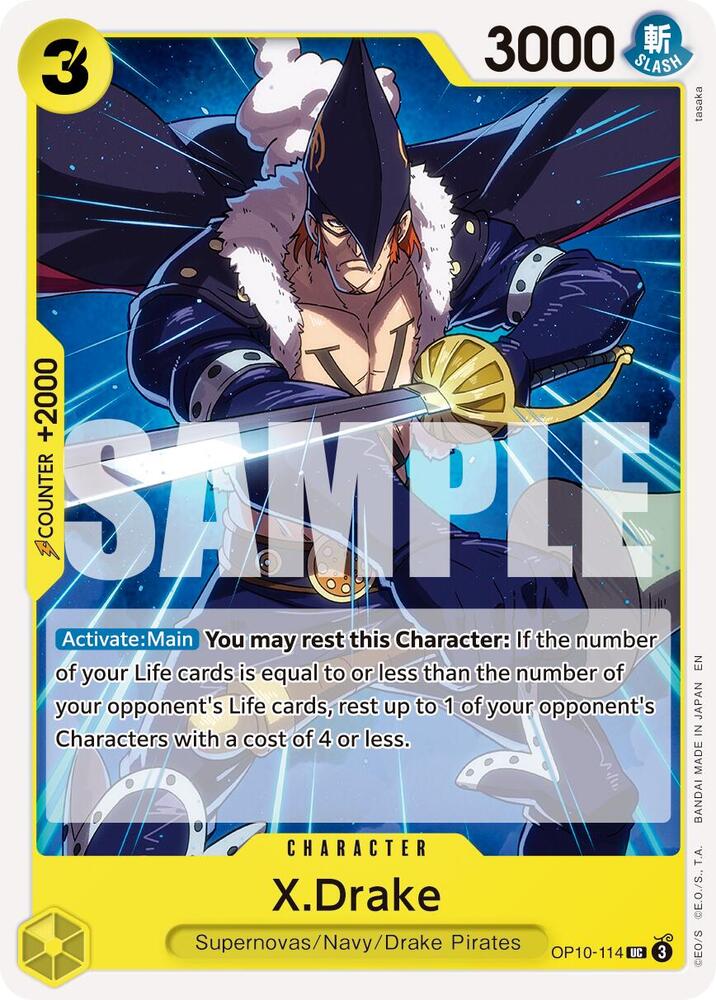 X.Drake (Reprint) UC Premium Booster -The Best- Vol. 2 OP10-114 NM