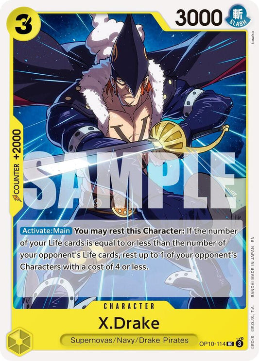 X.Drake (Reprint) UC Premium Booster -The Best- Vol. 2 OP10-114 NM