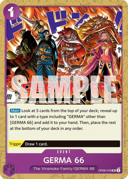 GERMA 66 (Reprint) UC Premium Booster -The Best- Vol. 2 OP06-078 NM