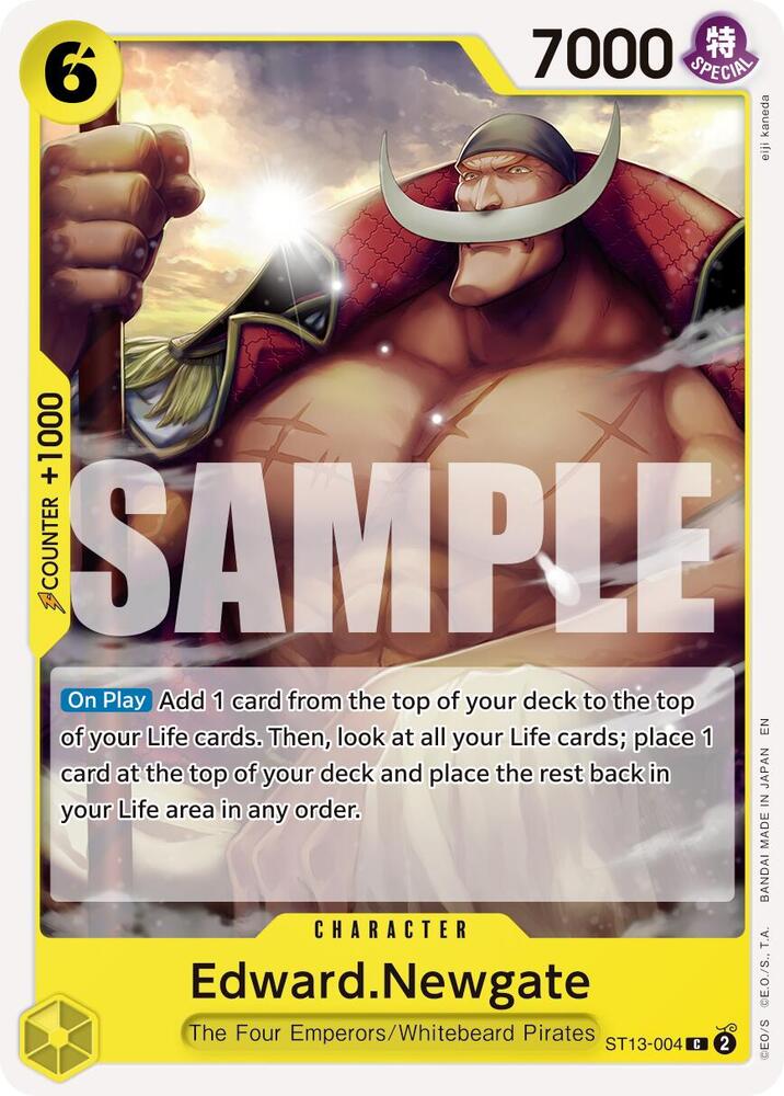 Edward.Newgate - ST13-004 (Reprint) C Premium Booster -The Best- Vol. 2 ST13-004 NM