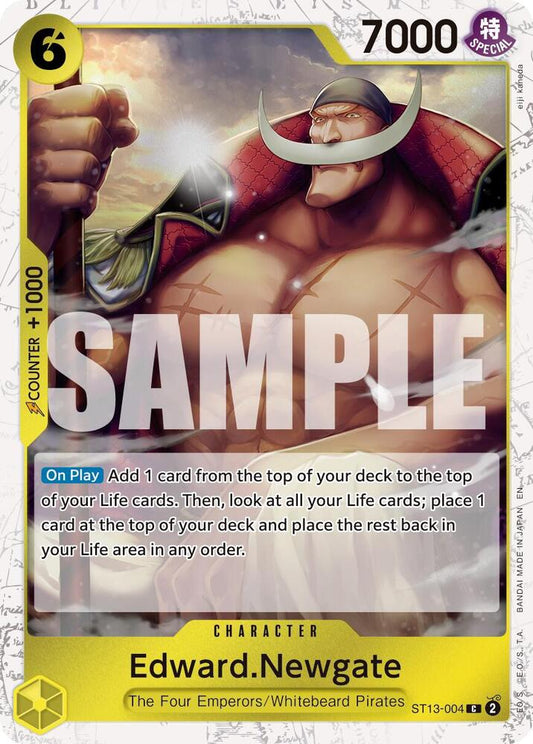 Edward.Newgate - ST13-004 (Pirate Foil) C Premium Booster -The Best- Vol. 2 ST13-004 NM