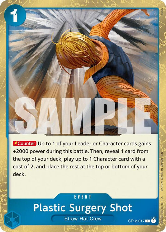 Plastic Surgery Shot - ST12-017 (Pirate Foil) C Premium Booster -The Best- Vol. 2 ST12-017 NM
