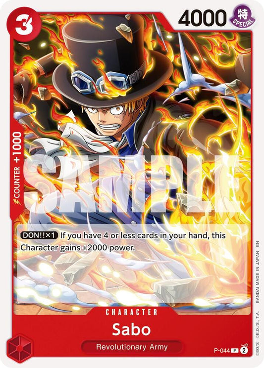 Sabo - P-044 (Reprint) PR Premium Booster -The Best- Vol. 2 P-044 NM