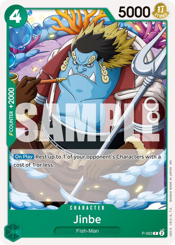 Jinbe - P-063 (Reprint) PR Premium Booster -The Best- Vol. 2 P-063 NM