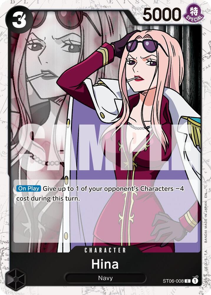 Hina (Pirate Foil) C Premium Booster -The Best- Vol. 2 ST06-008 NM