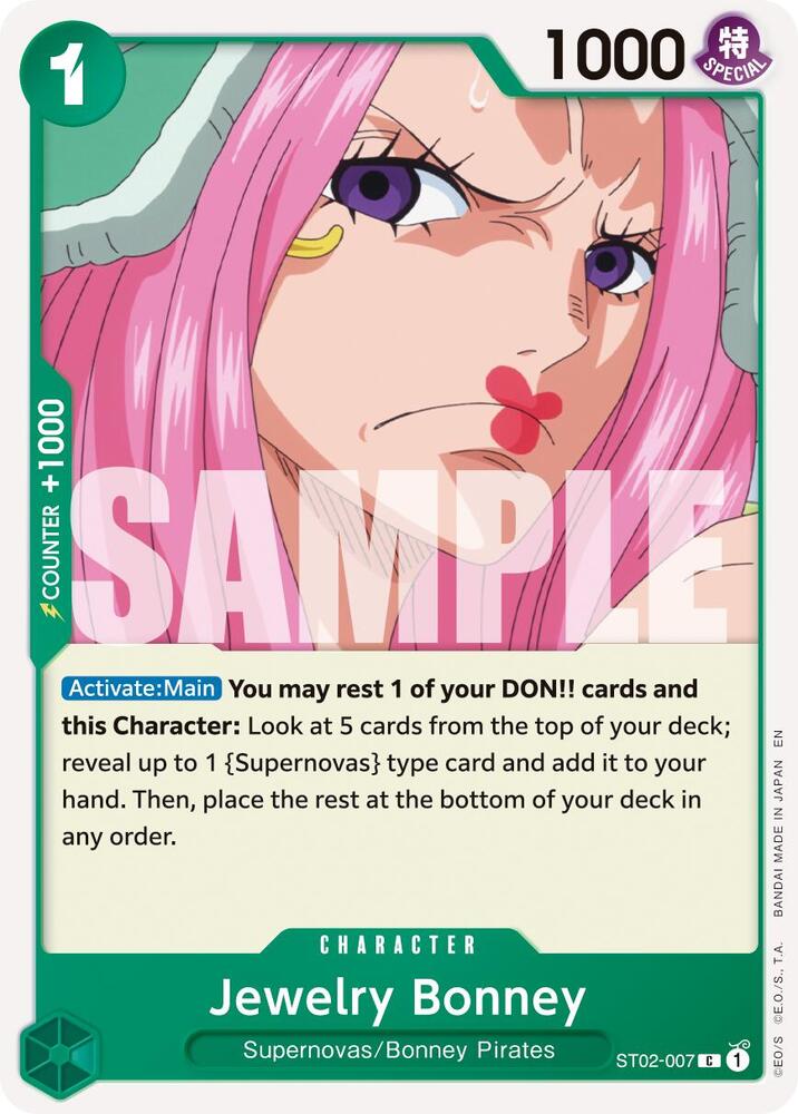 Jewelry Bonney - ST02-007 (Reprint) C Premium Booster -The Best- Vol. 2 ST02-007 NM