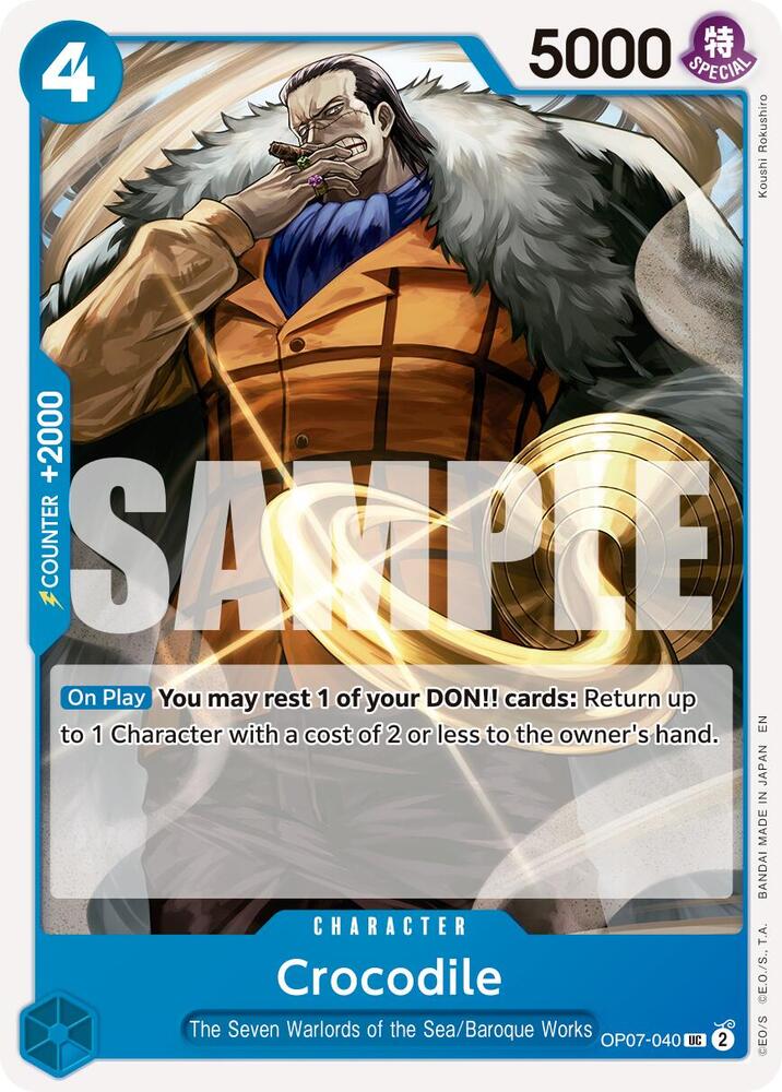 Crocodile - OP07-040 (Reprint) UC Premium Booster -The Best- Vol. 2 OP07-040 NM