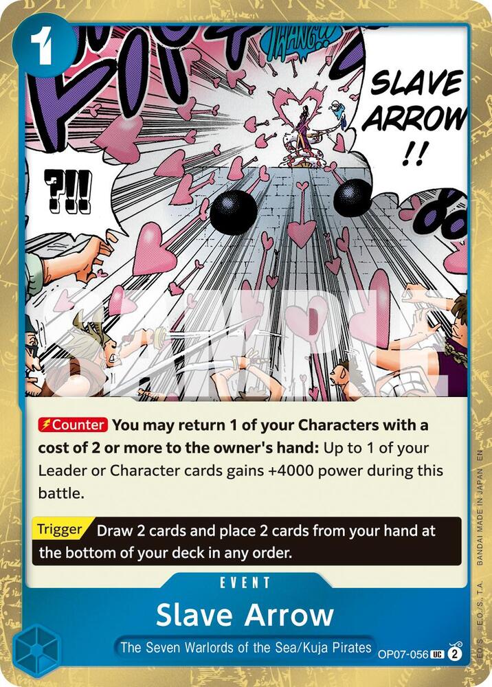Slave Arrow (Pirate Foil) UC Premium Booster -The Best- Vol. 2 OP07-056 NM