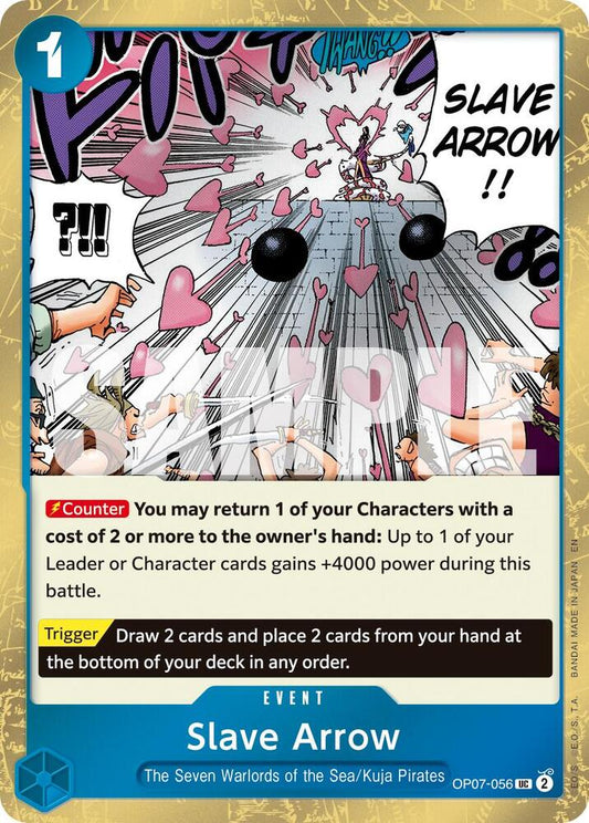 Slave Arrow (Pirate Foil) UC Premium Booster -The Best- Vol. 2 OP07-056 NM