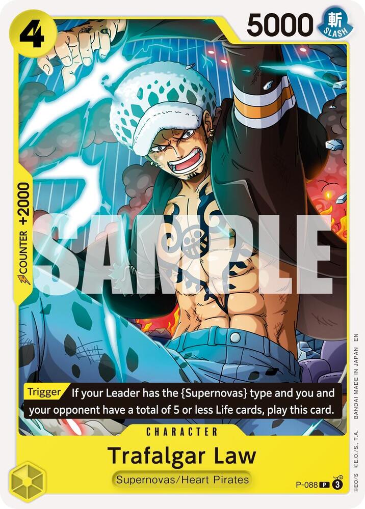 Trafalgar Law - P-088 (Reprint) PR Premium Booster -The Best- Vol. 2 P-088 NM