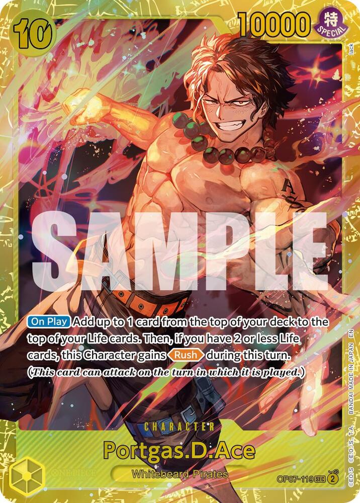 Portgas.D.Ace - OP07-119 (Reprint) SEC Premium Booster -The Best- Vol. 2 OP07-119 NM