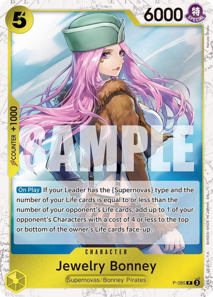Jewelry Bonney - P-085 (Pirate Foil) PR Premium Booster -The Best- Vol. 2 P-085 NM