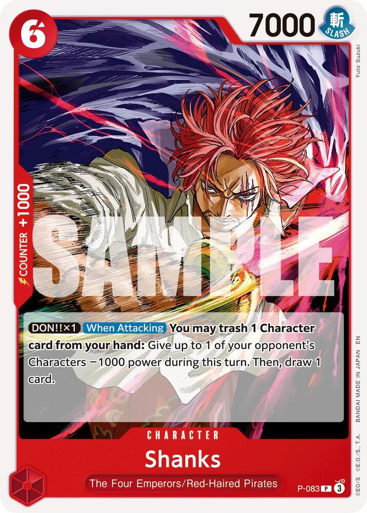 Shanks - P-083 (Reprint) PR Premium Booster -The Best- Vol. 2 P-083 NM