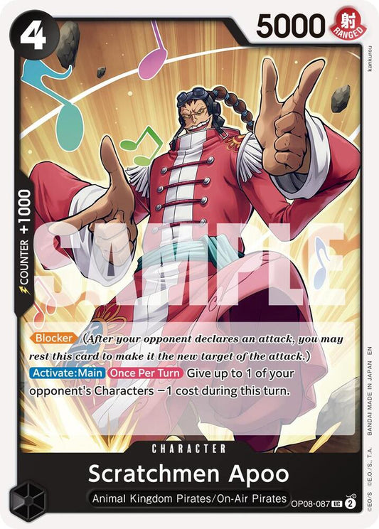 Scratchmen Apoo - OP08-087 (Reprint) UC Premium Booster -The Best- Vol. 2 OP08-087 NM