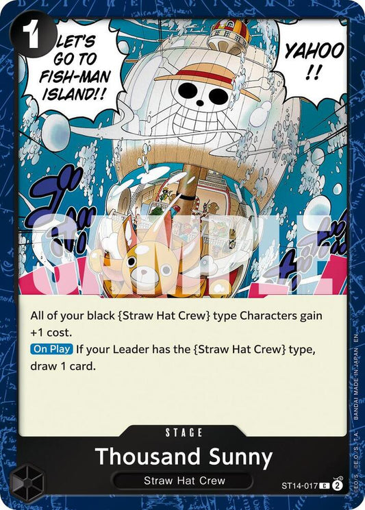 Thousand Sunny (Pirate Foil) C Premium Booster -The Best- Vol. 2 ST14-017 NM