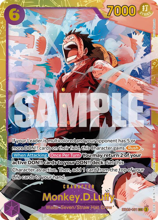 Monkey.D.Luffy - EB02-061 (Reprint) SEC Premium Booster -The Best- Vol. 2 EB02-061 NM