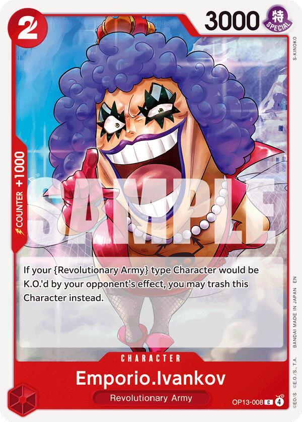 Emporio.Ivankov C Carrying On His Will OP13-008 NM