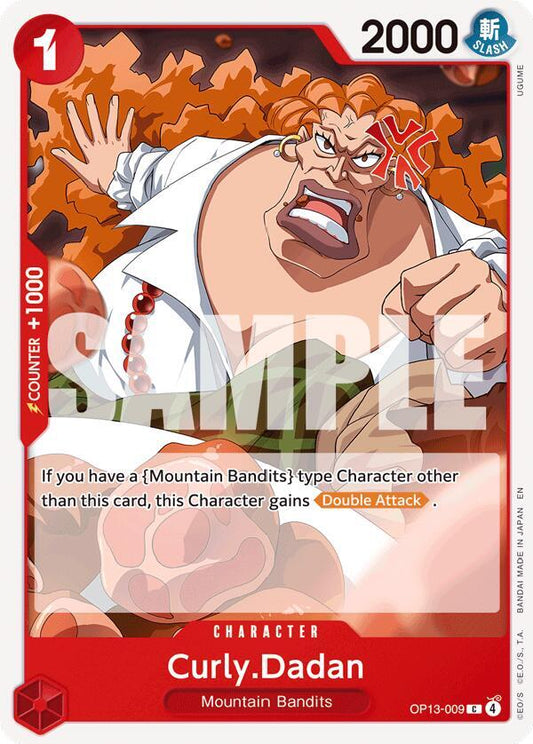 Curly.Dadan C Carrying On His Will OP13-009 NM