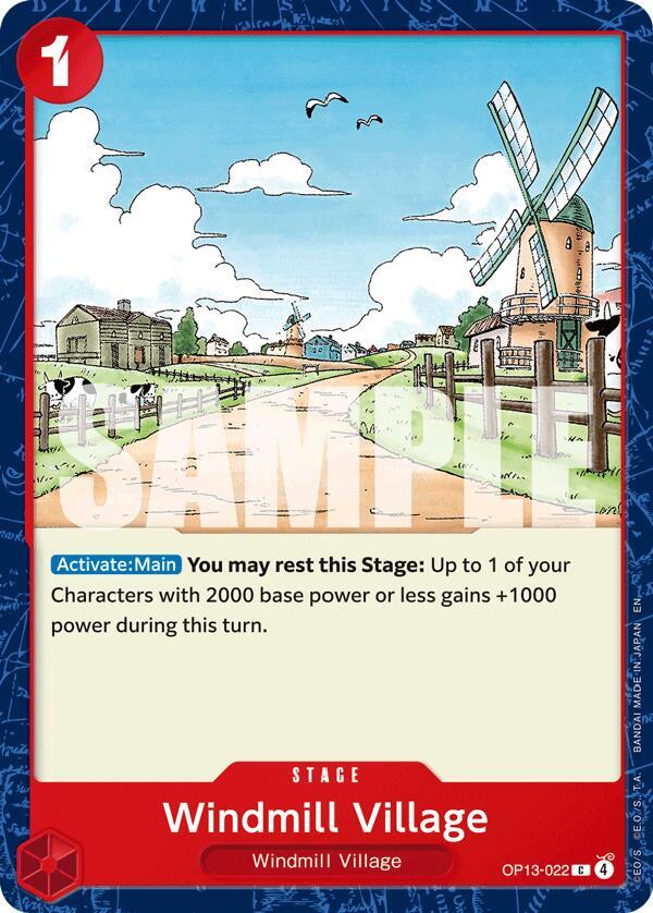 Windmill Village C Carrying On His Will OP13-022 NM