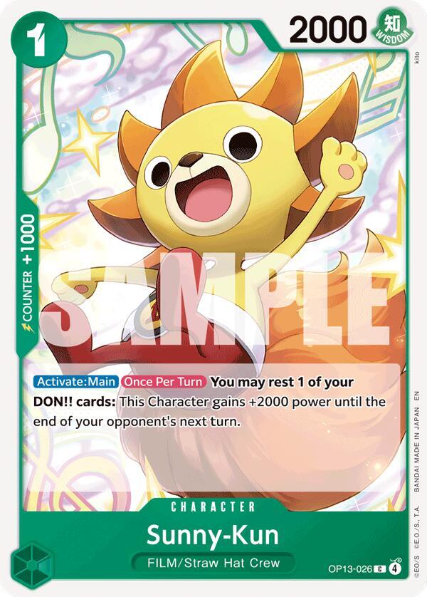 Sunny-Kun C Carrying On His Will OP13-026 NM