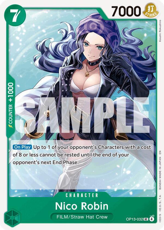 Nico Robin UC Carrying On His Will OP13-032 NM