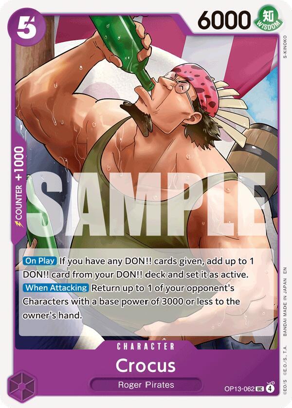 Crocus UC Carrying On His Will OP13-062 NM