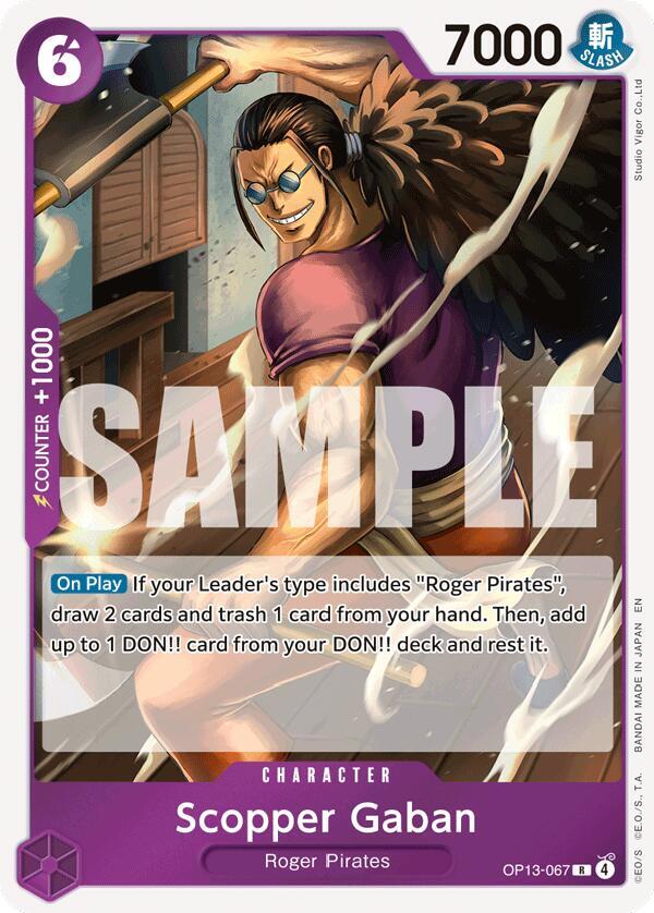 Scopper Gaban R Carrying On His Will OP13-067 NM