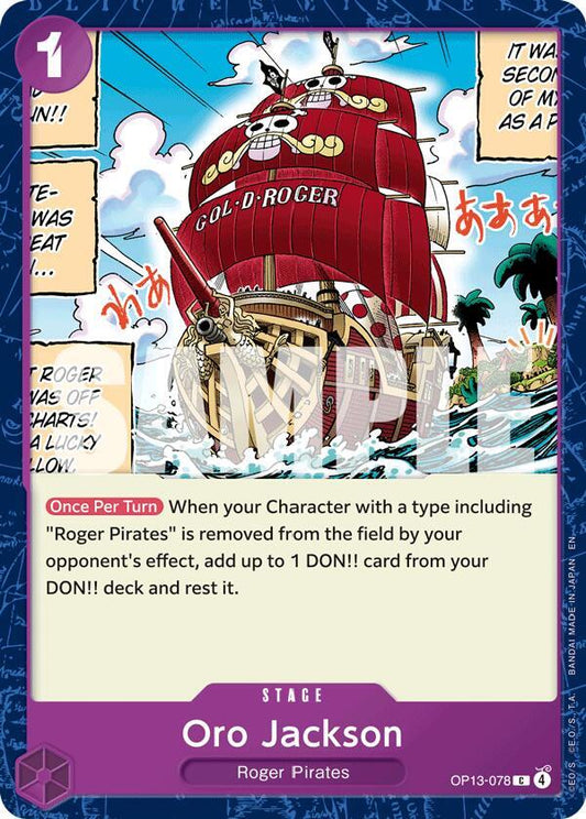 Oro Jackson C Carrying On His Will OP13-078 NM