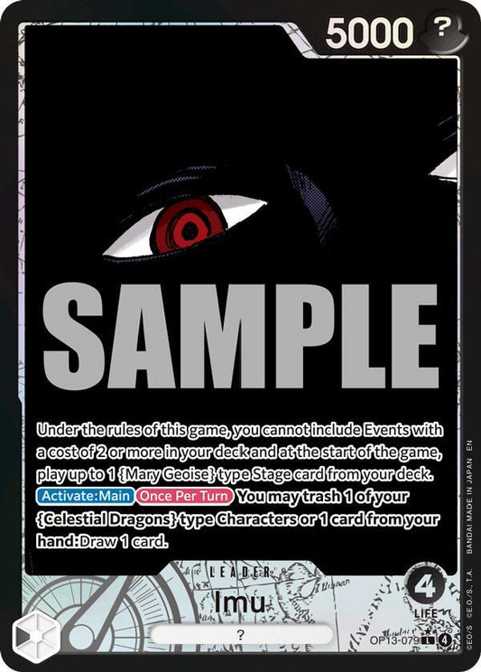 Imu (Alternate Art) L Carrying On His Will OP13-079 NM