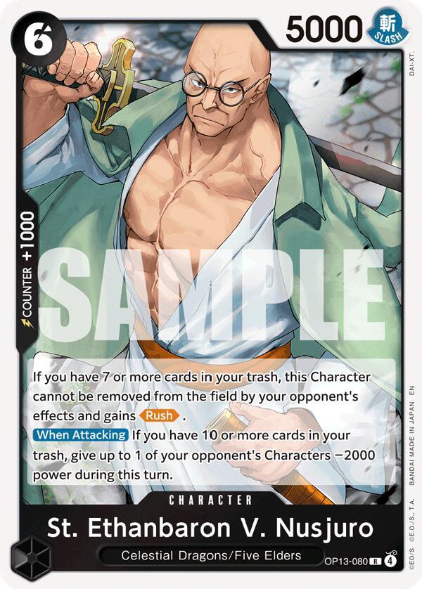 St. Ethanbaron V. Nusjuro R Carrying On His Will OP13-080 NM