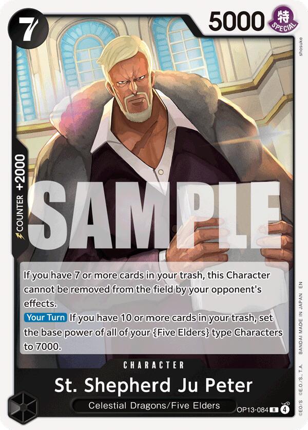 St. Shepherd Ju Peter R Carrying On His Will OP13-084 NM