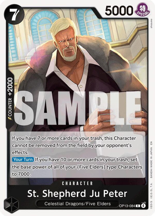St. Shepherd Ju Peter R Carrying On His Will OP13-084 NM
