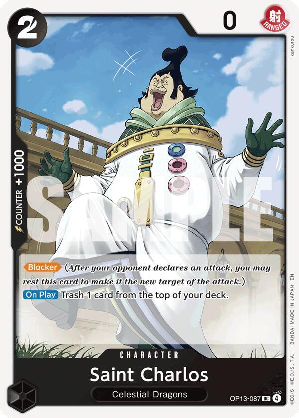 Saint Charlos UC Carrying On His Will OP13-087 NM