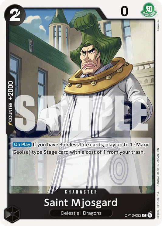 Saint Mjosgard C Carrying On His Will OP13-092 NM