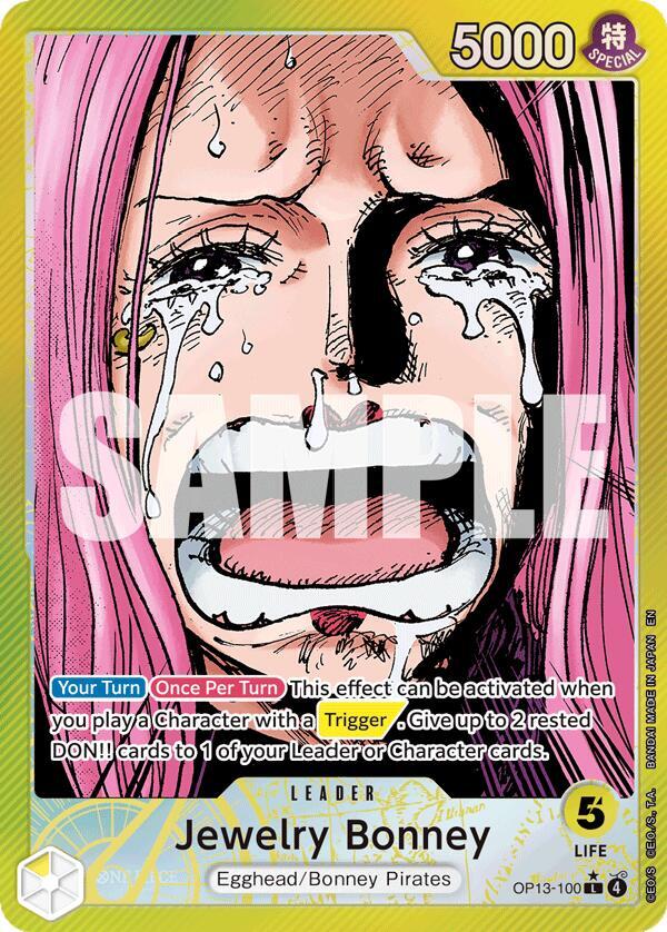 Jewelry Bonney (100) (Alternate Art) L Carrying On His Will OP13-100 NM