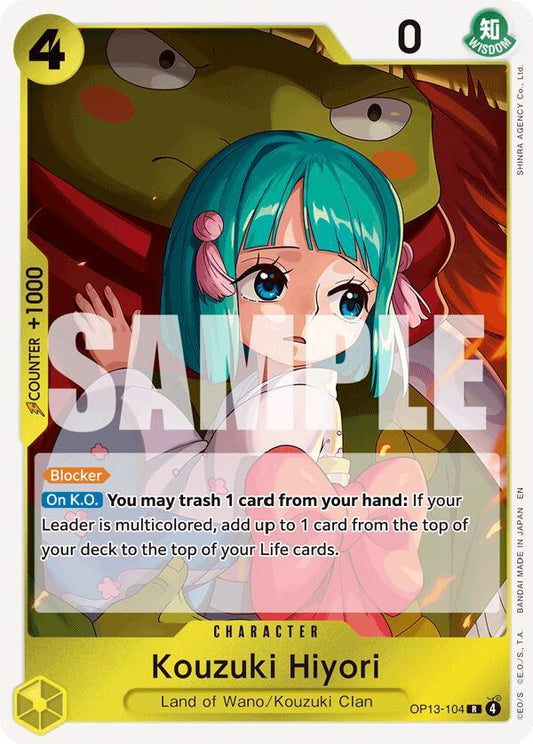 Kouzuki Hiyori R Carrying On His Will OP13-104 NM