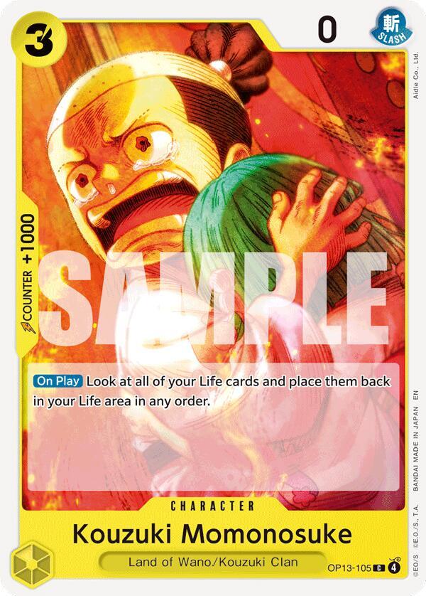 Kouzuki Momonosuke C Carrying On His Will OP13-105 NM