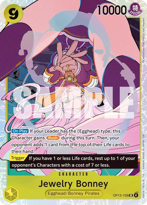 Jewelry Bonney (108) SR Carrying On His Will OP13-108 NM