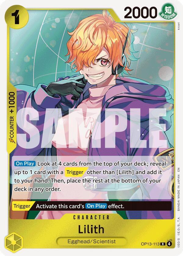 Lilith R Carrying On His Will OP13-113 NM