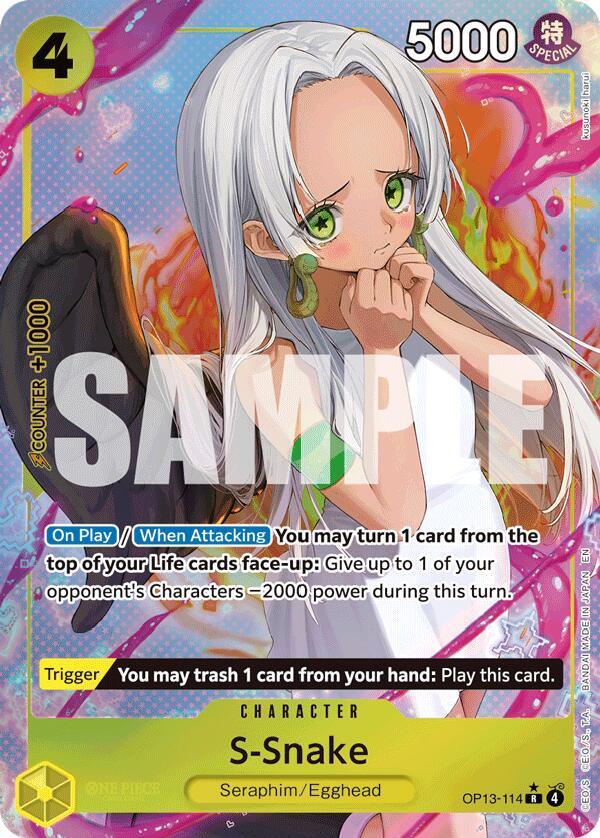 S-Snake (Alternate Art) R Carrying On His Will OP13-114 NM
