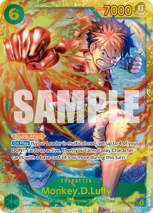 Monkey.D.Luffy (118) SEC Carrying On His Will OP13-118 NM