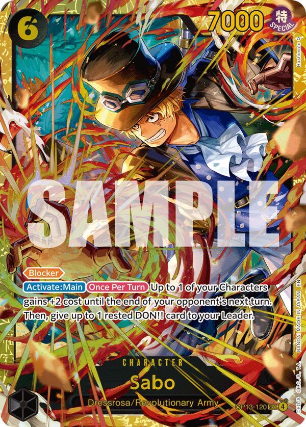 Sabo (120) SEC Carrying On His Will OP13-120 NM