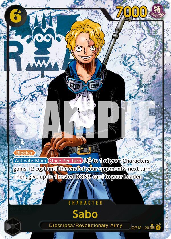 Sabo (120) (Parallel) SEC Carrying On His Will OP13-120 NM