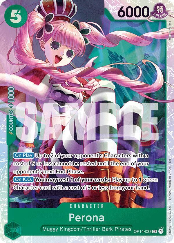 Perona - OP14-033 SR The Azure Sea's Seven OP14-033 NM