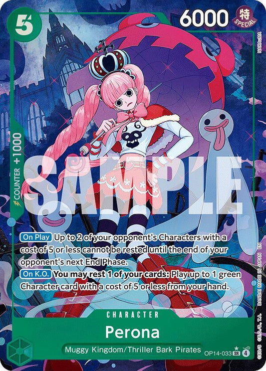 Perona - OP14-033 (Alternate Art) SR The Azure Sea's Seven OP14-033 NM