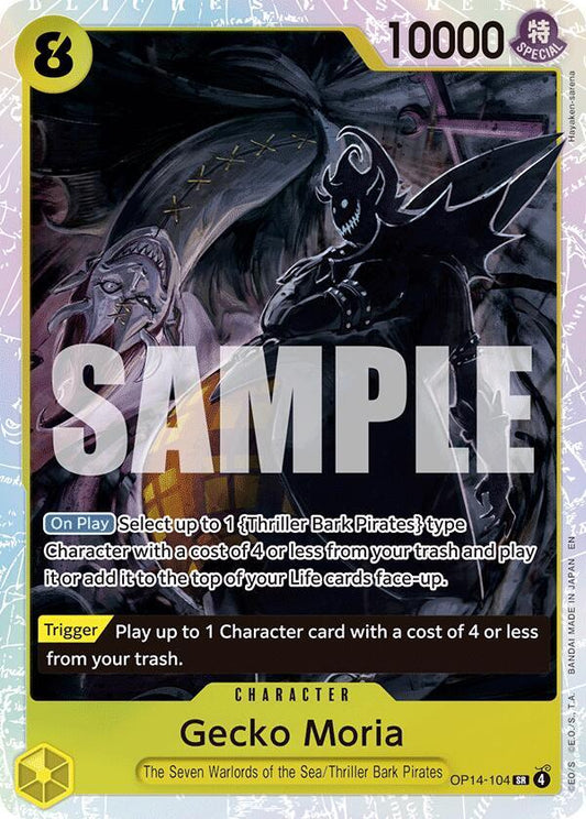 Gecko Moria - OP14-104 SR The Azure Sea's Seven OP14-104 NM