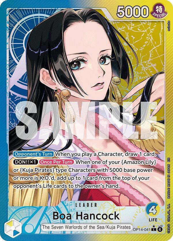 Boa Hancock - OP14-041 (Alternate Art) L The Azure Sea's Seven OP14-041 NM